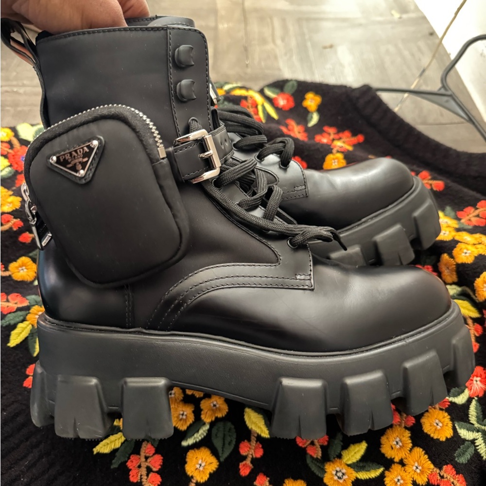 Worn 1x Prada Boots NOT FOR WIDE FEET